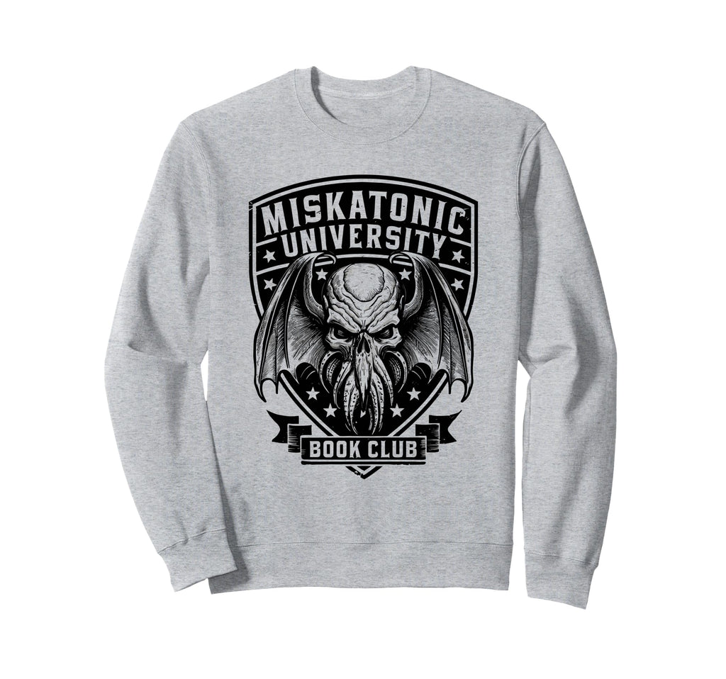 Miskatonic University Book Sweatshirt - Casual Everyday Wear Men Women - T-Shirt, Sweatshirt, Hoodie