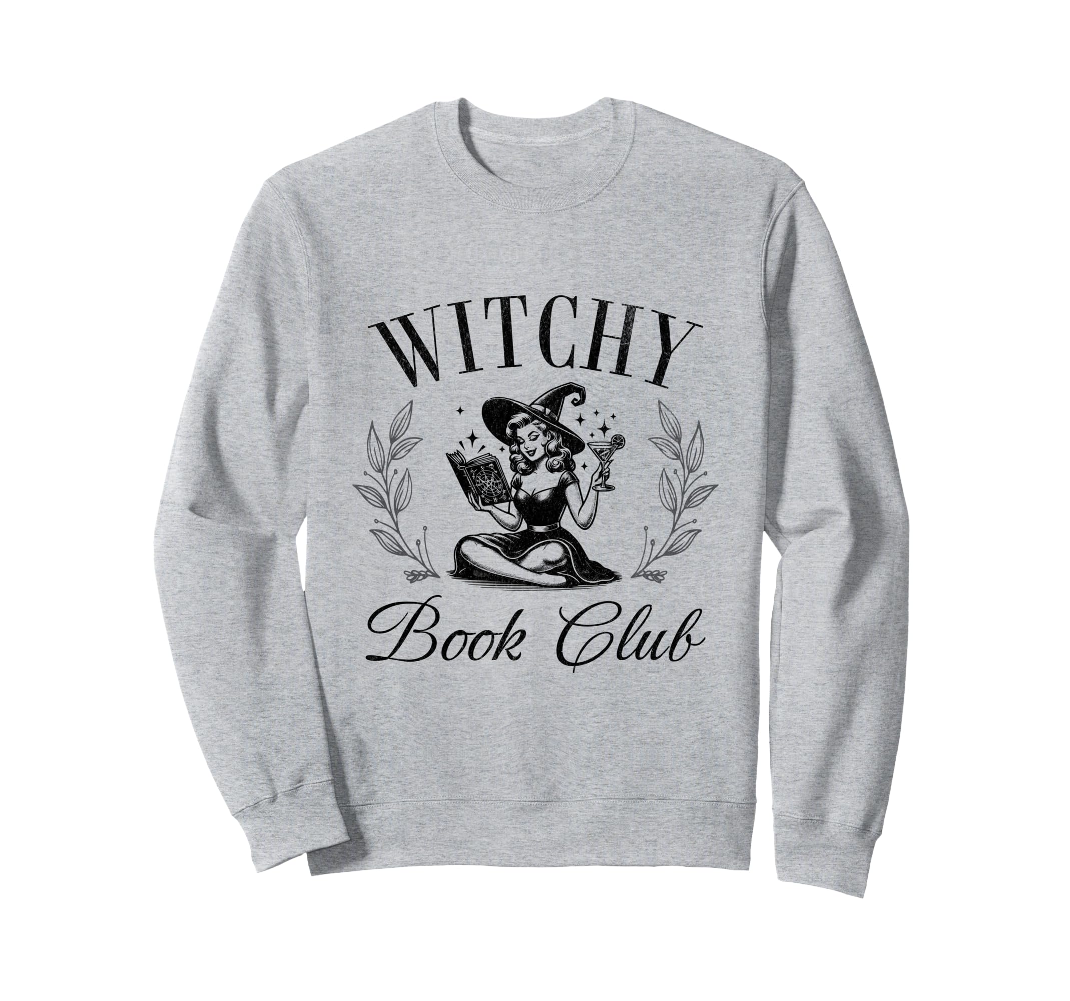 Witchy Book Club Halloween Spells Sweatshirt - Trendy Graphic for Adults - T-Shirt, Sweatshirt, Hoodie