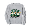 Gnome One Fights Alone Mental Health Sweatshirt - Custom Art Print Unisex - T-Shirt, Sweatshirt, Hoodie