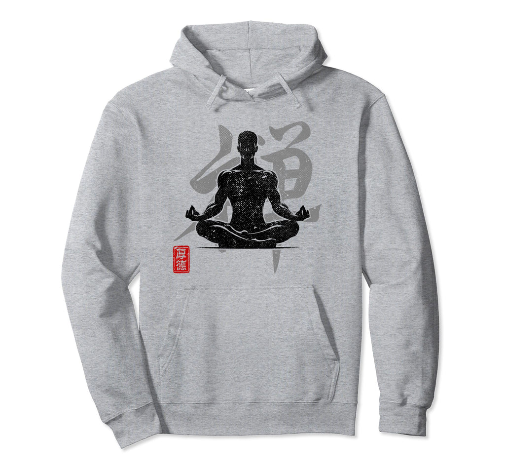 Yoga Zen Japan Kanji Art Meditation Om Hoodie - Minimalist Print Unisex - T-Shirt, Sweatshirt, Hoodie