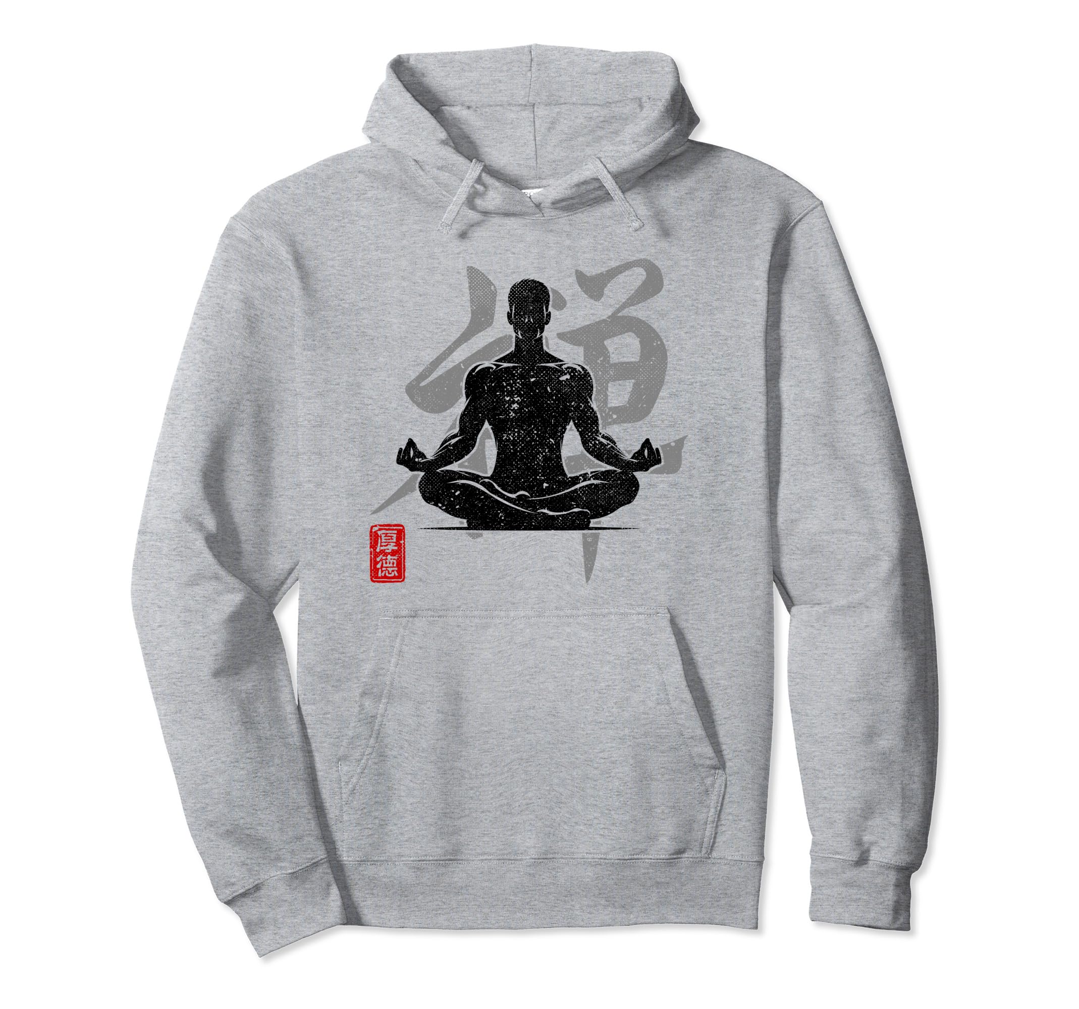Yoga Zen Japan Kanji Art Meditation Om Hoodie - Minimalist Print Unisex - T-Shirt, Sweatshirt, Hoodie