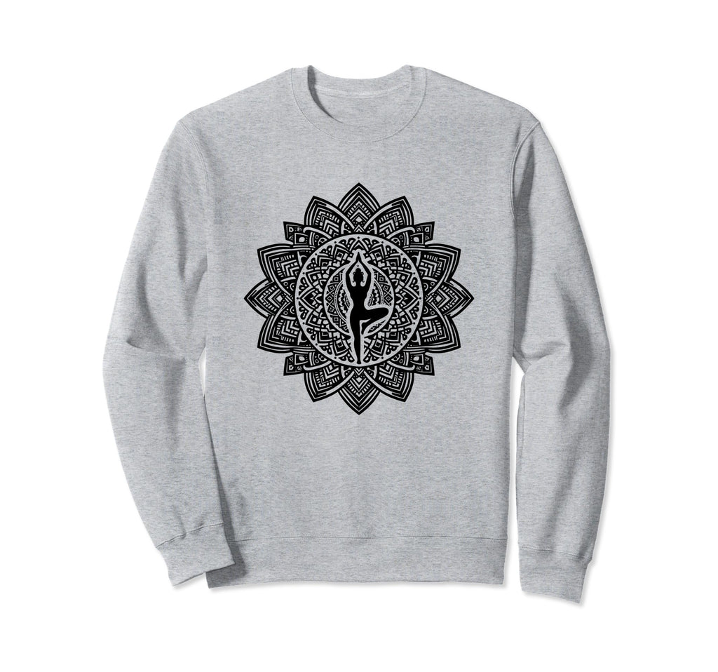 Yoga Harmony Tree Pose Tranquility Sweatshirt - Trendy Graphic Men Women - T-Shirt, Sweatshirt, Hoodie