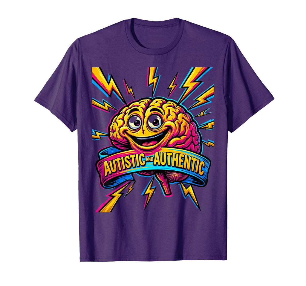 Autistic And Authentic T-Shirt - Casual Everyday Wear for Adults - T-Shirt, Sweatshirt, Hoodie