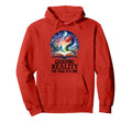 Book Dragon Reading Escaping Hoodie - Casual Everyday Wear Men Women - T-Shirt, Sweatshirt, Hoodie