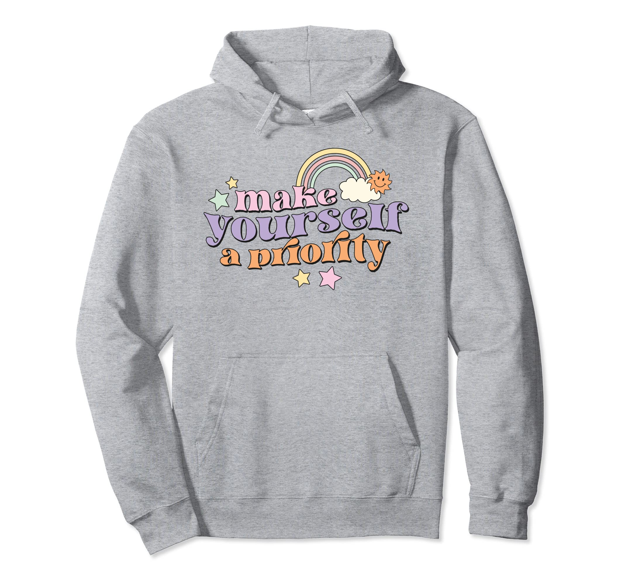 Make Yourself Priority Self Love Club Hoodie - Aesthetic Graphic Unisex - T-Shirt, Sweatshirt, Hoodie
