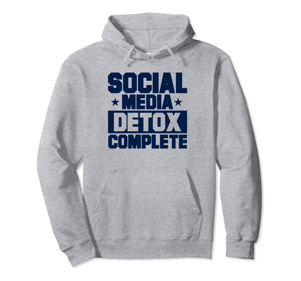 Antisocial Social Media Detox Complete Hoodie - Unique Graphic Unisex - T-Shirt, Sweatshirt, Hoodie