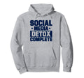 Antisocial Social Media Detox Complete Hoodie - Unique Graphic Unisex - T-Shirt, Sweatshirt, Hoodie