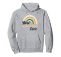 Mothers Day Rainbow Best Step Mom Hoodie - Streetwear Style for Adults - T-Shirt, Sweatshirt, Hoodie