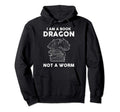 I Am Book Dragon Gift Book Lover Or Hoodie - Streetwear Style for Adults - T-Shirt, Sweatshirt, Hoodie
