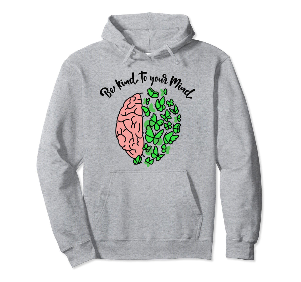 Kind To Mind Depression Mental Health Hoodie - Trendy Graphic for Adults - T-Shirt, Sweatshirt, Hoodie