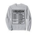 Librarian Hourly Rate Library Book Sweatshirt - Graphic Print Men Women - T-Shirt, Sweatshirt, Hoodie