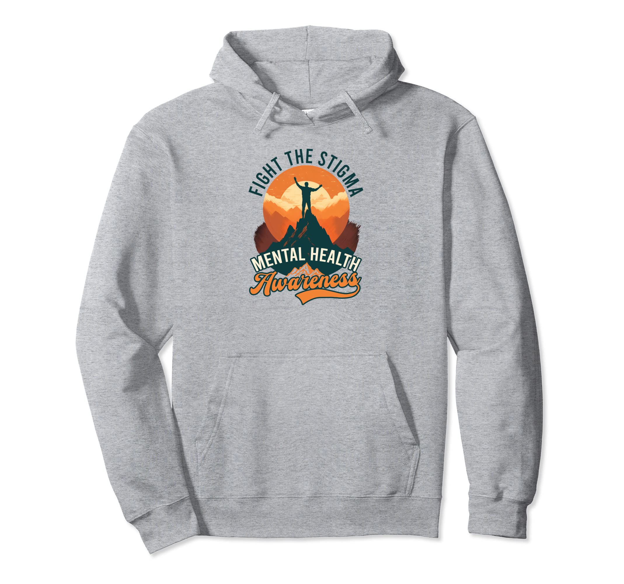 Fight Stigma Mental Health Hoodie - Streetwear Style for Adults - T-Shirt, Sweatshirt, Hoodie