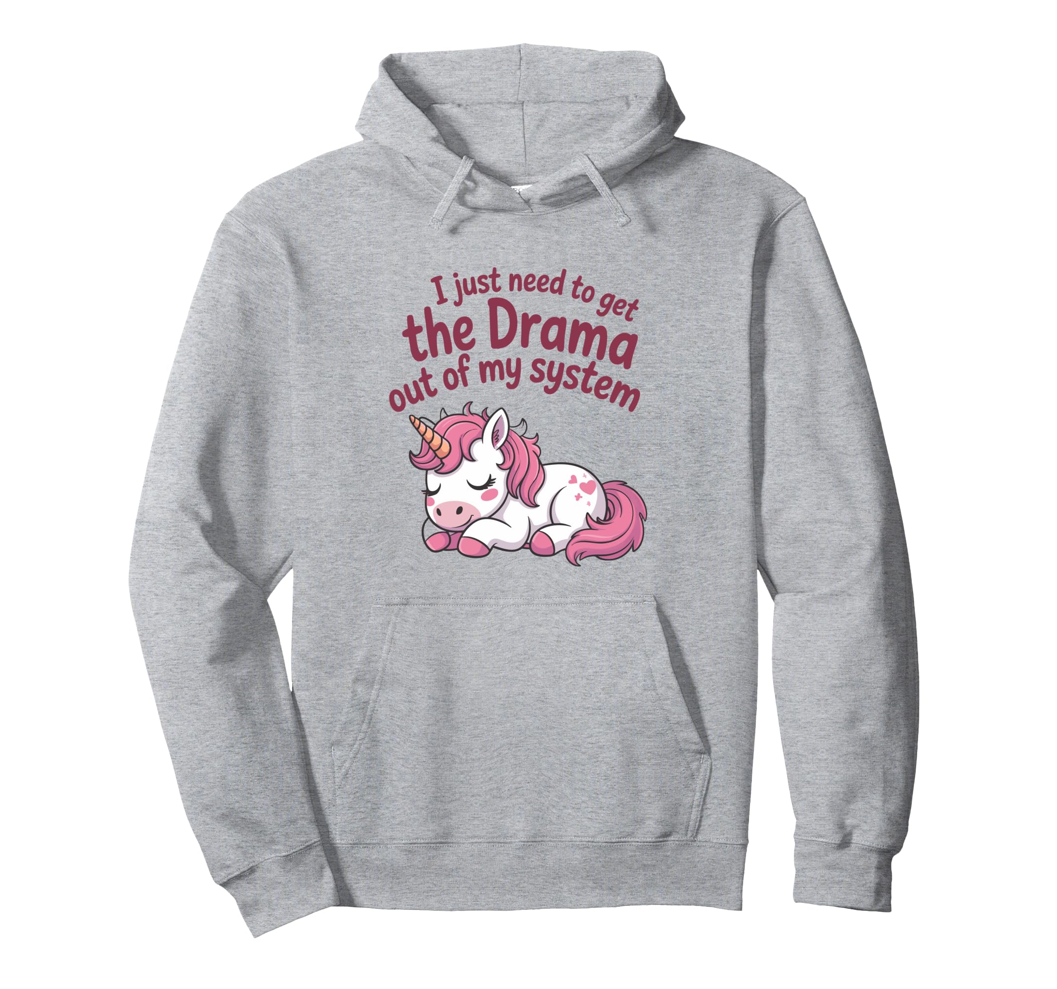 Funny Pastel Unicorn Self Care Lovers Hoodie - Trendy Graphic for Adults - T-Shirt, Sweatshirt, Hoodie
