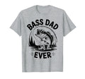 Bass Dad Ever Bonus Grandpa Fishing Father T-Shirt - Unique Graphic Unisex - T-Shirt, Sweatshirt, Hoodie