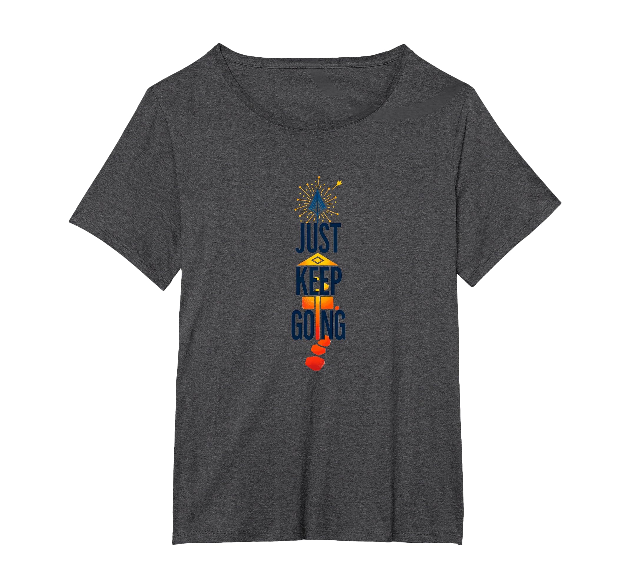 Just Keep Going Inspirational Arrow T-Shirt - Fun Novelty Design Unisex - T-Shirt, Sweatshirt, Hoodie