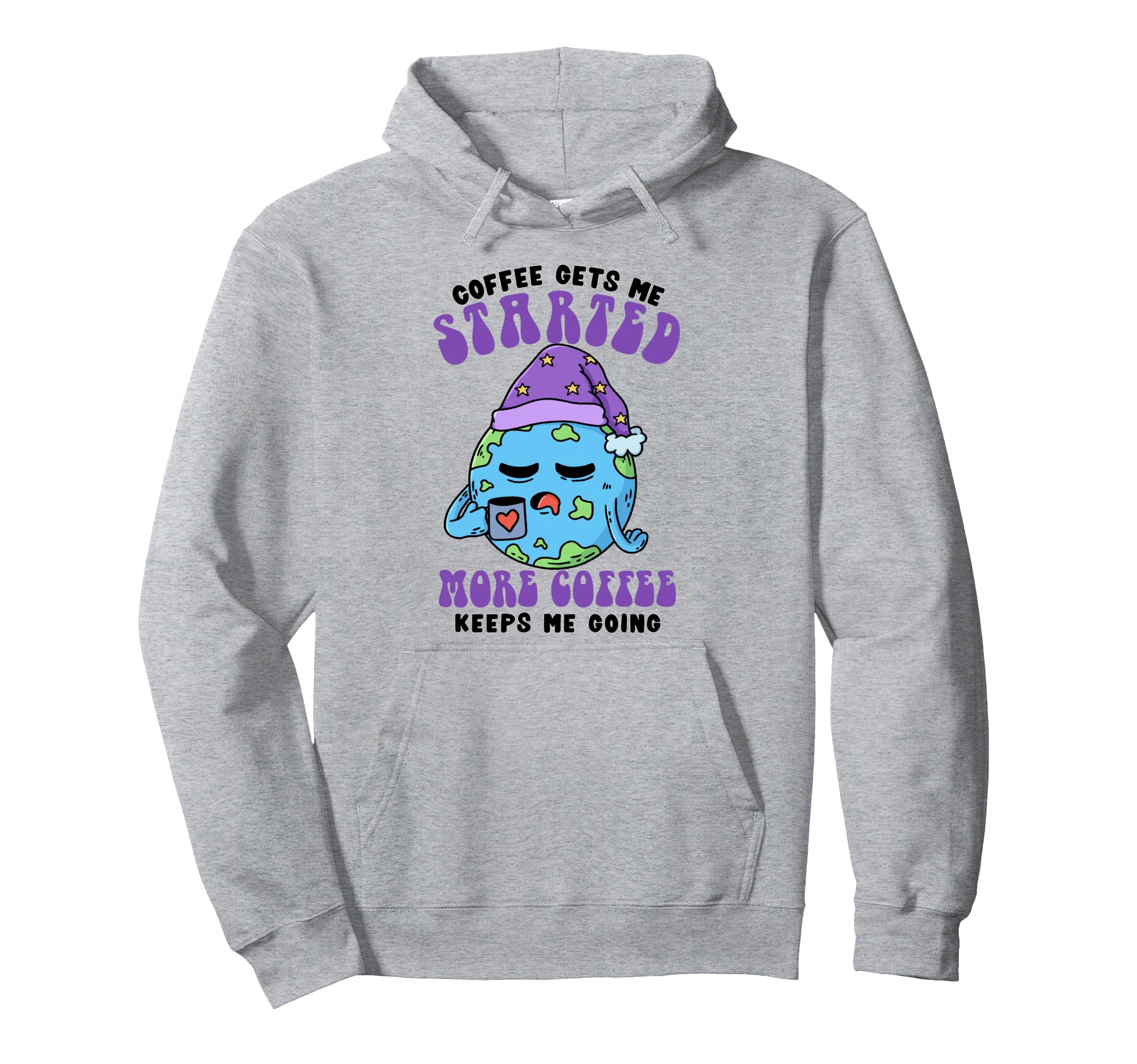 Coffee Keeps Me Going Funny Hoodie - Unique Graphic for Adults - T-Shirt, Sweatshirt, Hoodie