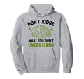 Dont Judge Depression Anxiety Mental Hoodie - Graphic Print for Adults - T-Shirt, Sweatshirt, Hoodie