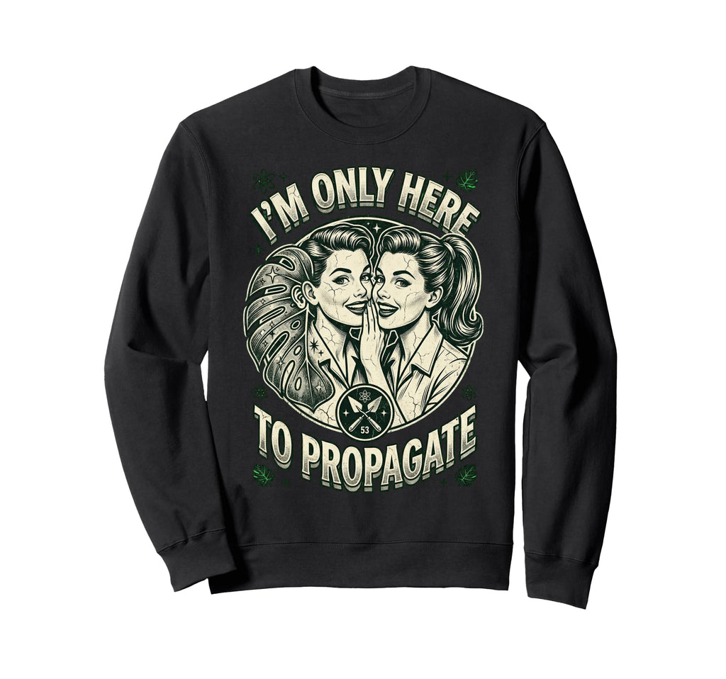 Introvert Gardening Plants S 50S Sweatshirt - Casual Everyday Wear Unisex - T-Shirt, Sweatshirt, Hoodie