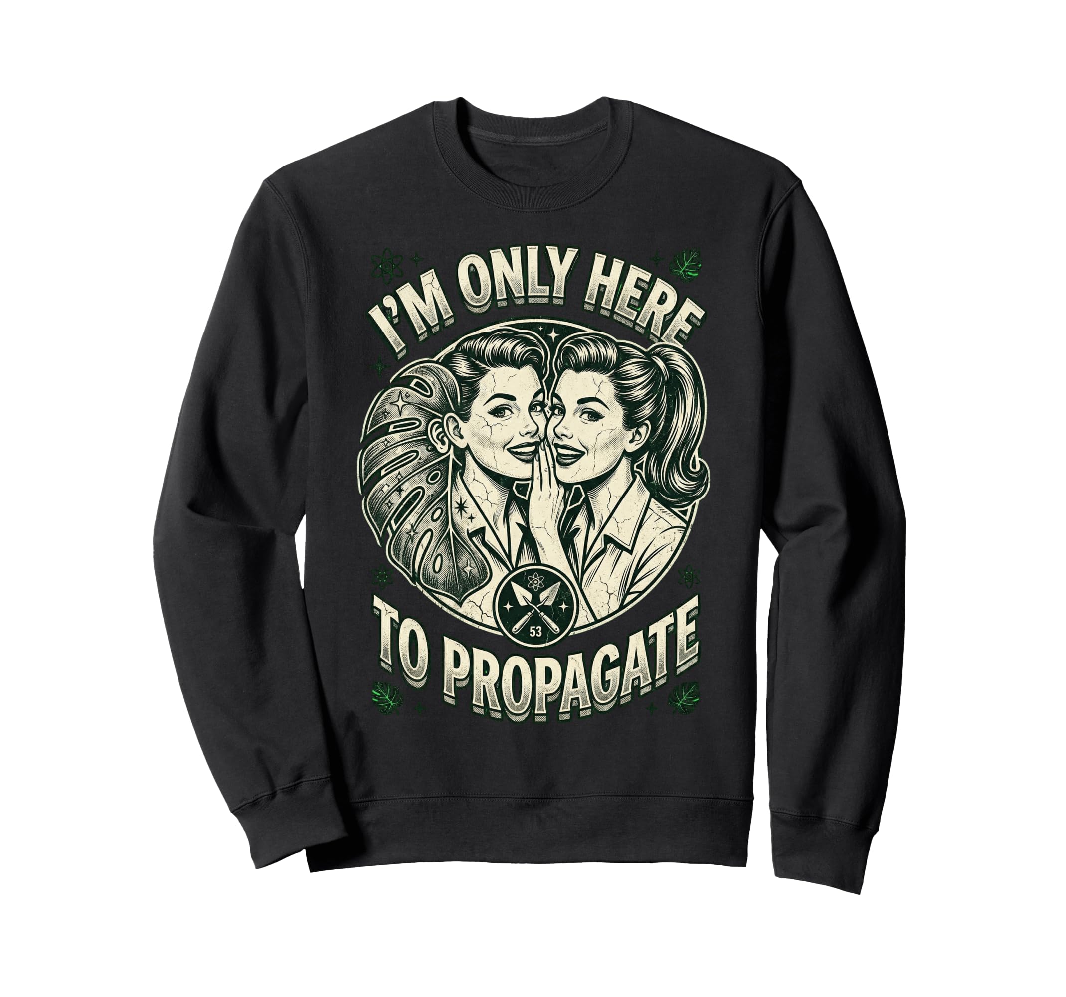 Introvert Gardening Plants S 50S Sweatshirt - Casual Everyday Wear Unisex - T-Shirt, Sweatshirt, Hoodie