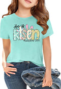 Boys Easter Shirt: Kids He is Risen T Shirt Christian Religious Short Sleeve Tees 5-12y Unisex T-shirt, Sweatshirt, Hoodie, Long Sleeve Tee - T-Shirt, Sweatshirt, Hoodie