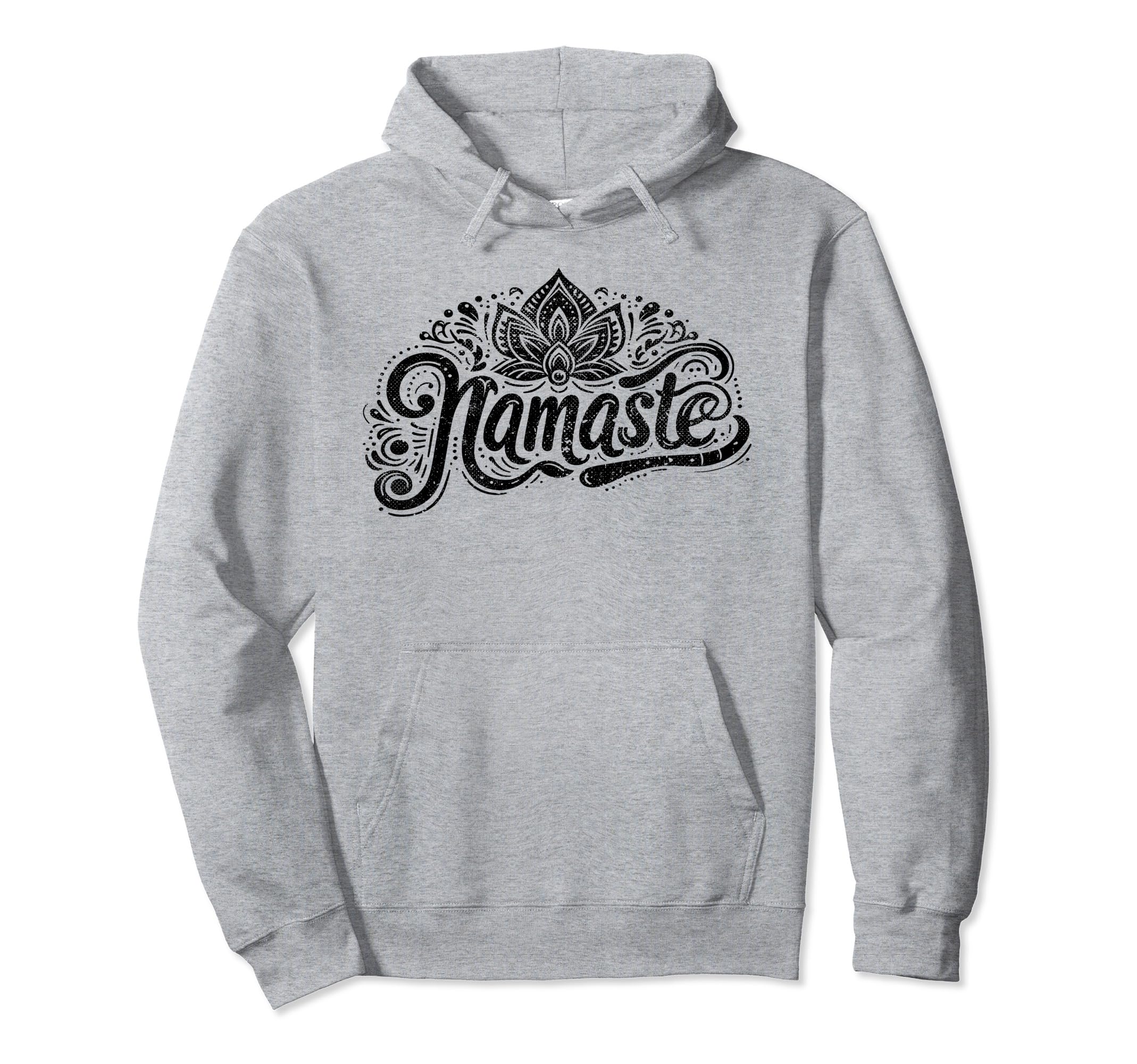 Namaste Yoga Meditation Zen Lotus Hoodie - Aesthetic Graphic Men Women - T-Shirt, Sweatshirt, Hoodie