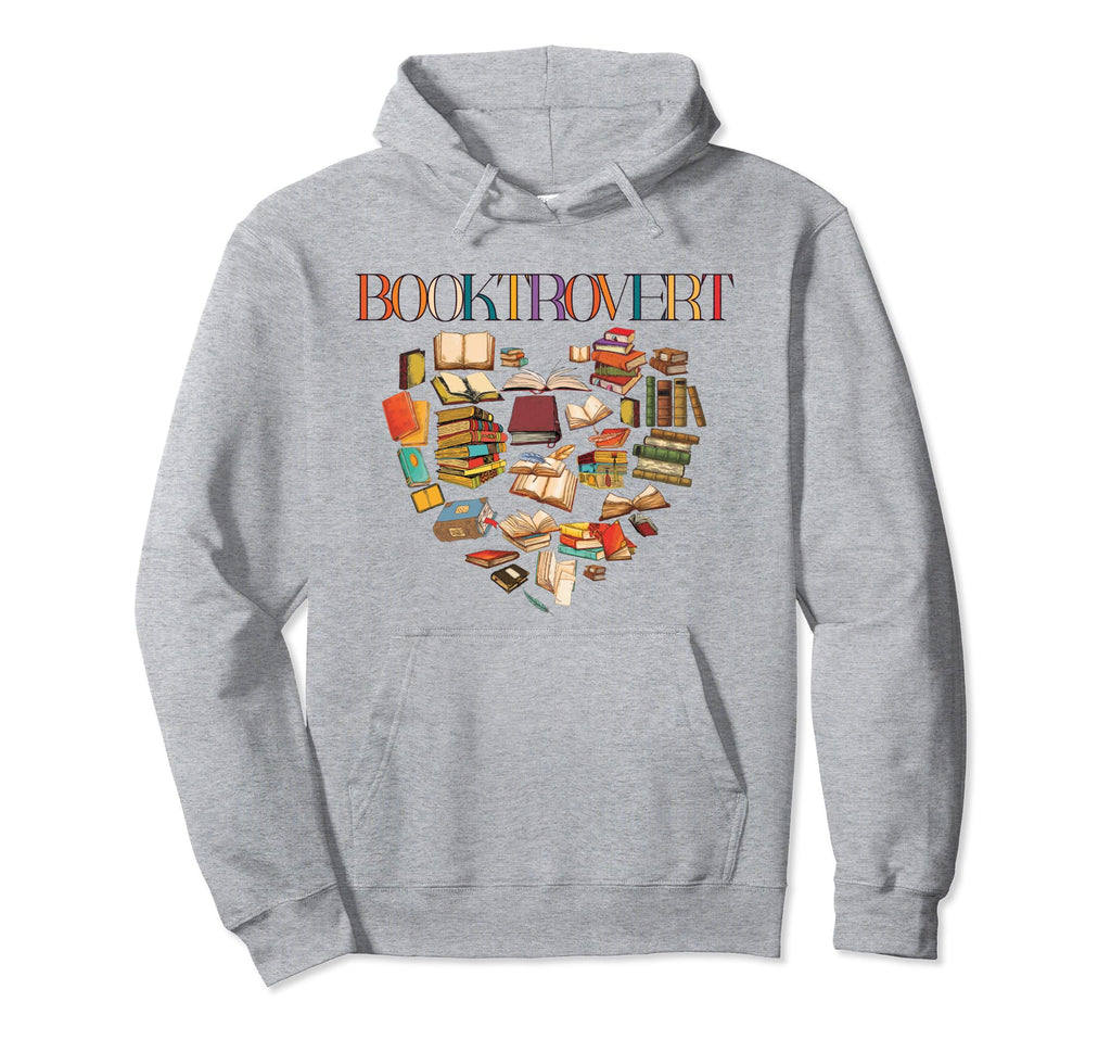 Booktrovert Books Lover Bookish Hoodie - Streetwear Style for Adults - T-Shirt, Sweatshirt, Hoodie