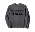 Funny Im Simple Loving Coffee Dogs And Sweatshirt - Unique Graphic Unisex - T-Shirt, Sweatshirt, Hoodie