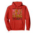 Grow Positive Thoughts Positive Hoodie - Aesthetic Graphic Men Women - T-Shirt, Sweatshirt, Hoodie