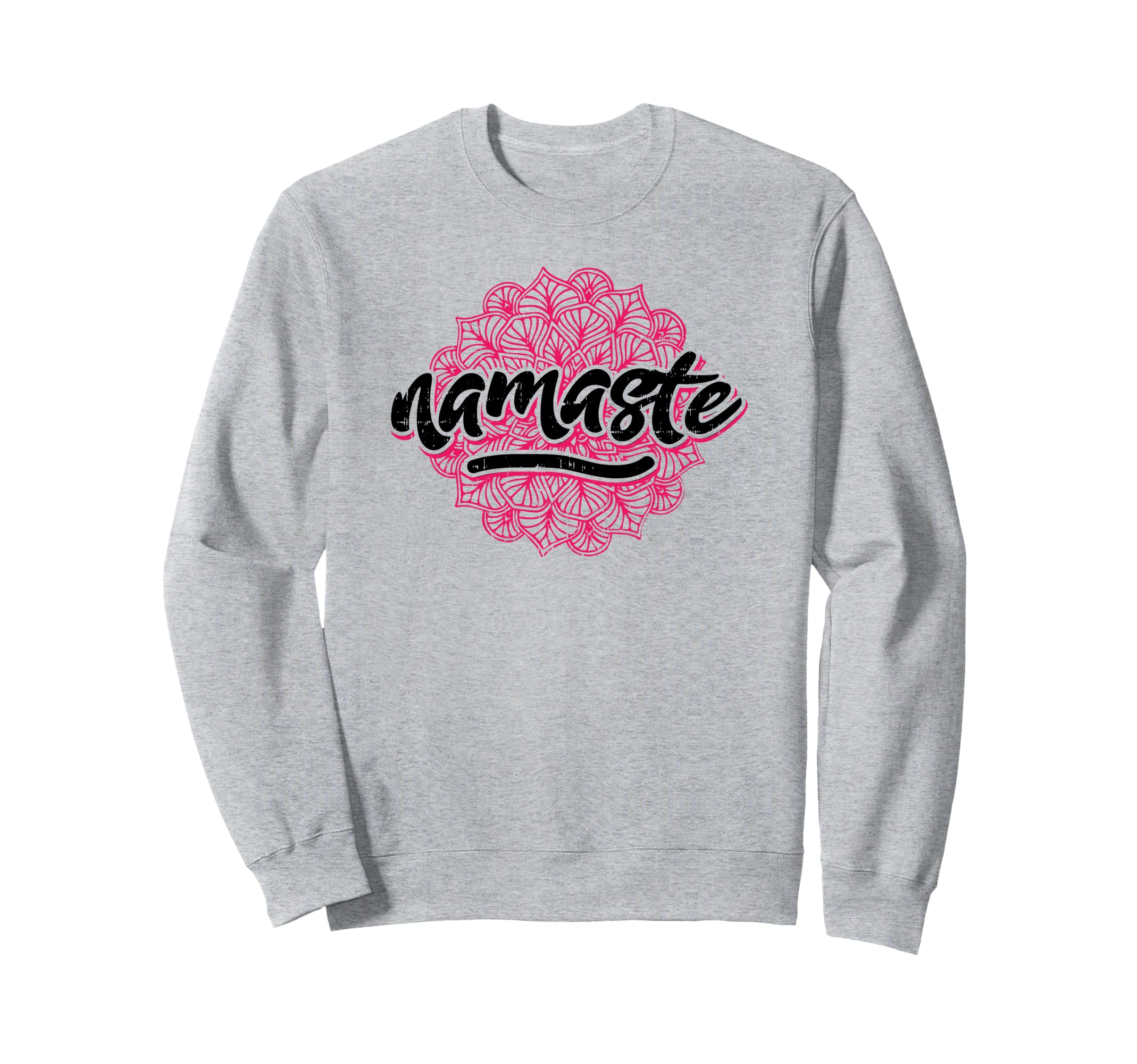 Namaste Peaceful Vibes Mindfulness Art Sweatshirt - Graphic Print Unisex - T-Shirt, Sweatshirt, Hoodie