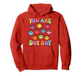You Are Enough Christian Bible Dot Day Hoodie - Minimalist Print Unisex - T-Shirt, Sweatshirt, Hoodie