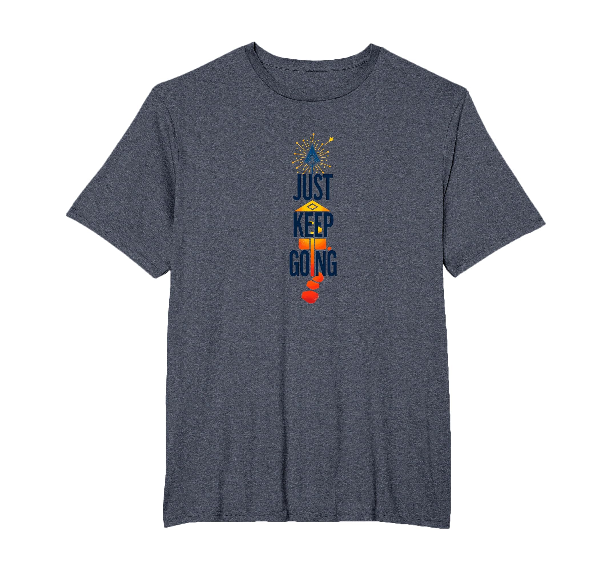 Just Keep Going Inspirational Arrow T-Shirt - Novelty Apparel for Adults - T-Shirt, Sweatshirt, Hoodie