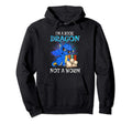 Im Book Dragon Not Worm Funny Dragon Hoodie - Unique Graphic Men Women - T-Shirt, Sweatshirt, Hoodie