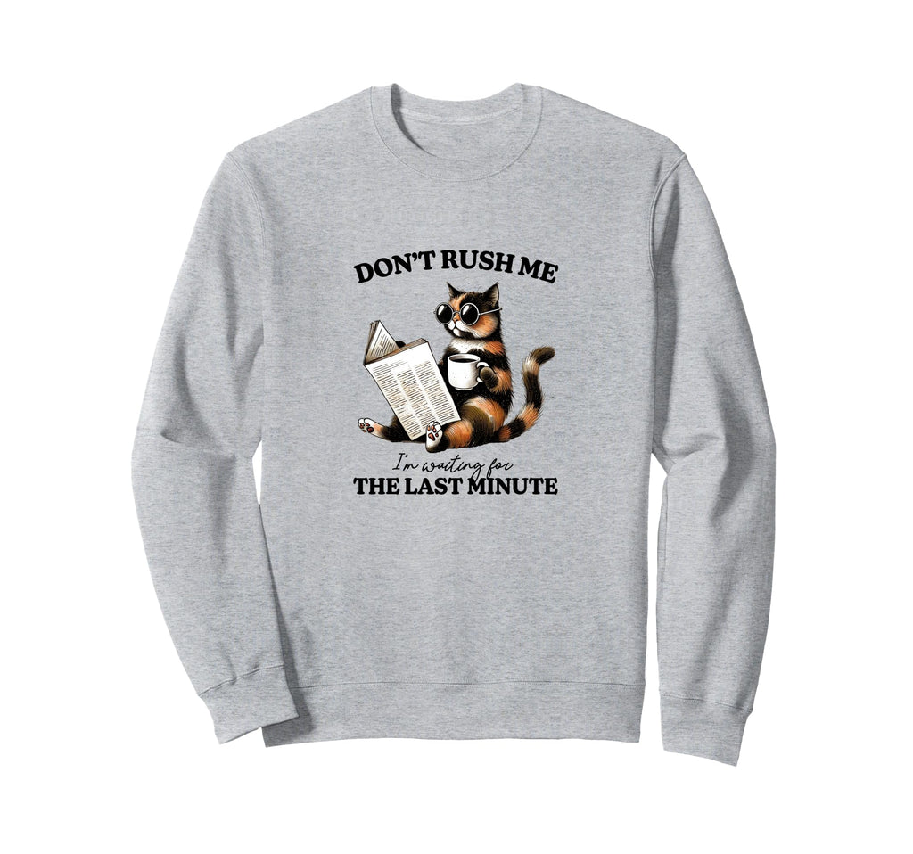 Cat Shades Coffee Book Cozy Sweatshirt - Streetwear Style Unisex - T-Shirt, Sweatshirt, Hoodie