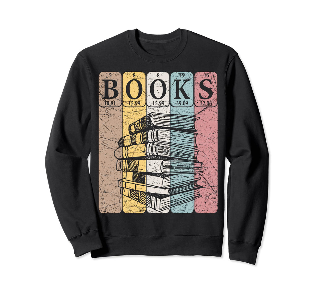Book Reader Periodic Table Elements Nerd Sweatshirt - Graphic Print Unisex - T-Shirt, Sweatshirt, Hoodie