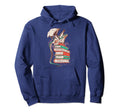 Dragon And Books Hoodie - Streetwear Style Unisex - T-Shirt, Sweatshirt, Hoodie