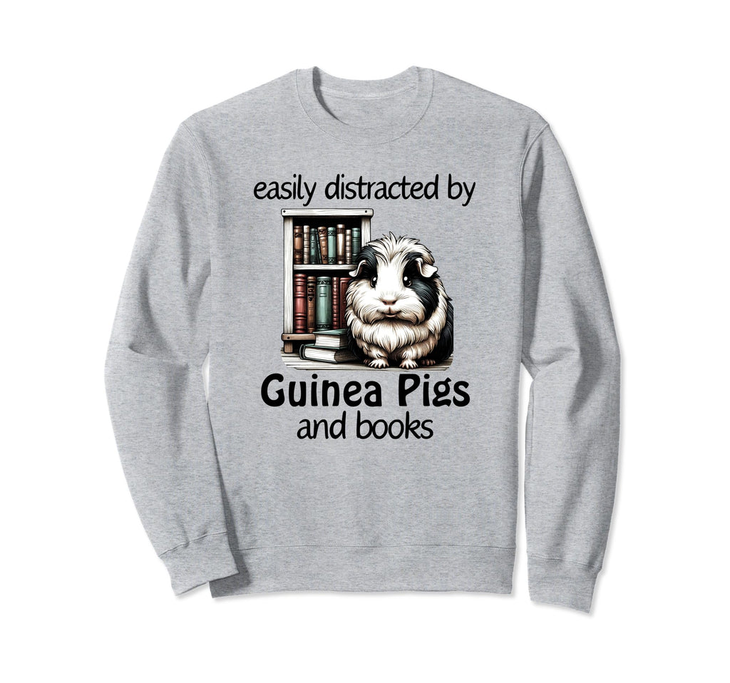 Guinea Pig Books Bookworm Bibliophile Sweatshirt - Minimalist Print Unisex - T-Shirt, Sweatshirt, Hoodie
