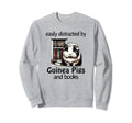 Guinea Pig Books Bookworm Bibliophile Sweatshirt - Minimalist Print Unisex - T-Shirt, Sweatshirt, Hoodie