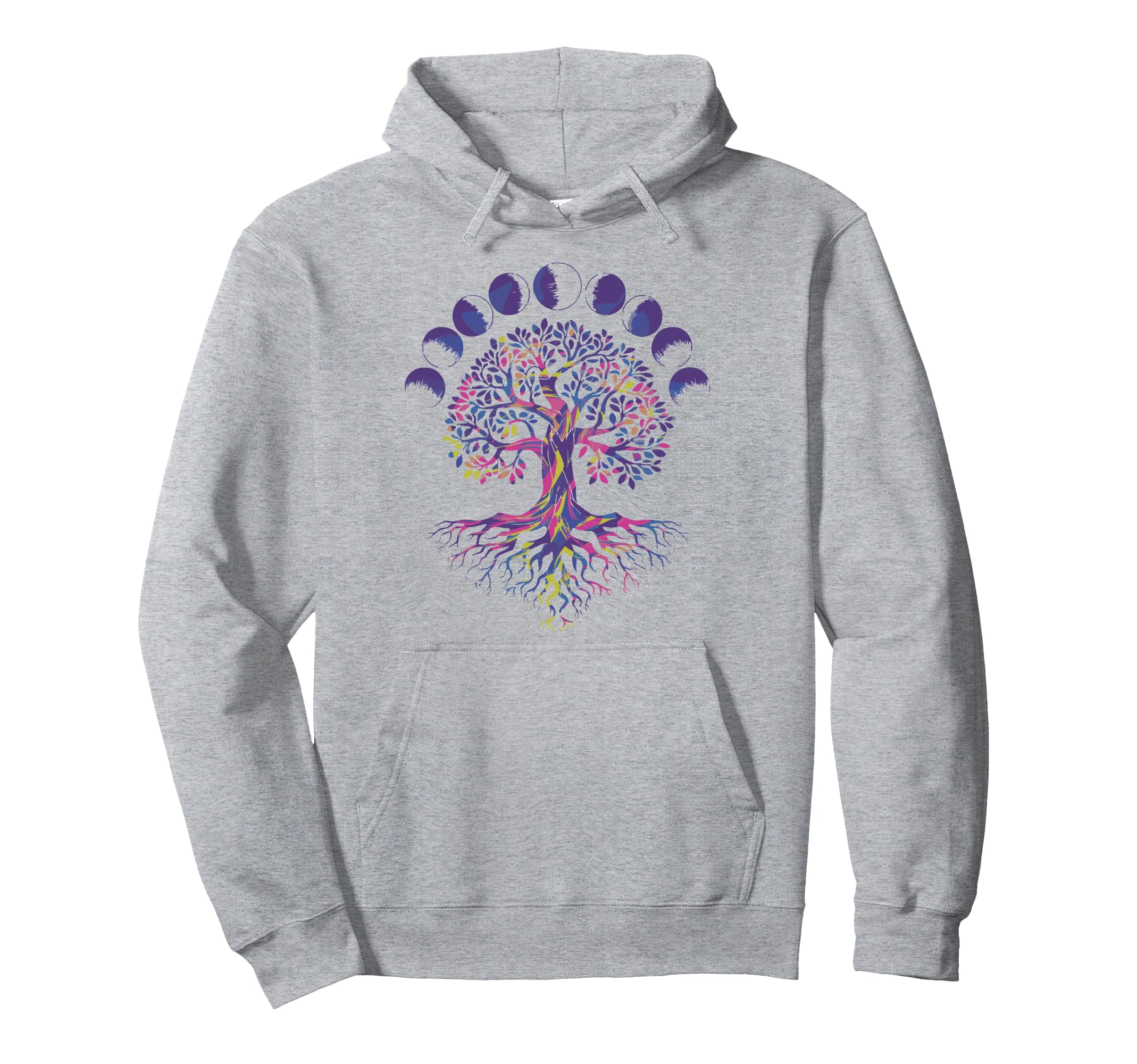 Tree Life Moon Phases As Above So Below Hoodie - Graphic Print Men Women - T-Shirt, Sweatshirt, Hoodie