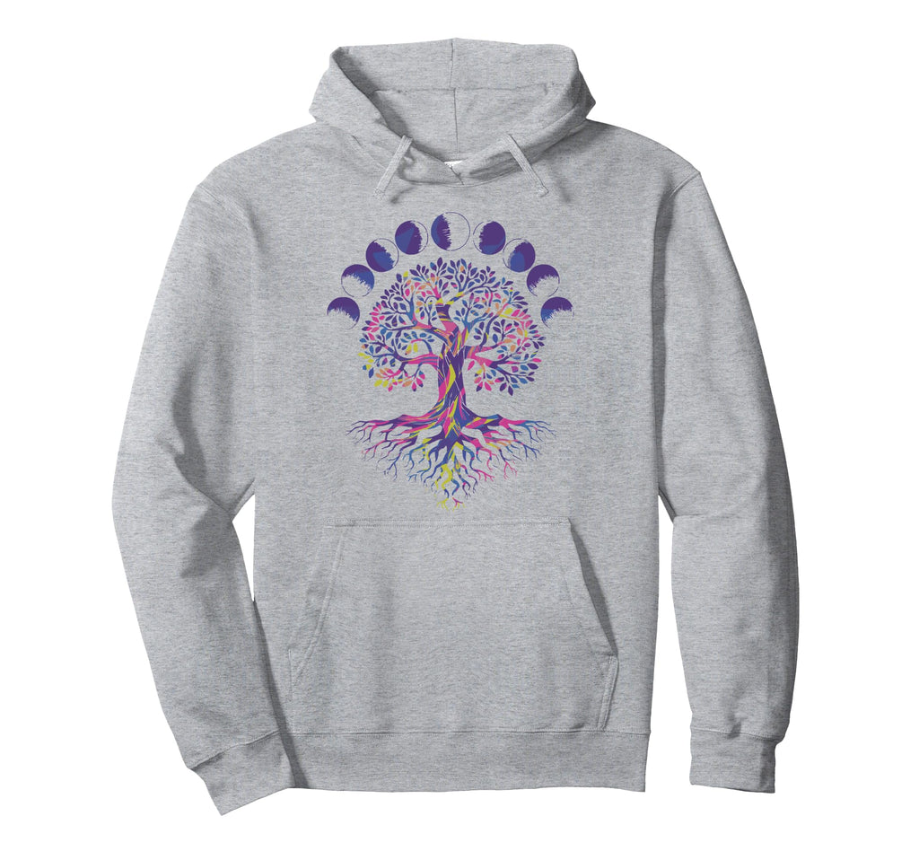 Tree Life Moon Phases As Above So Hoodie - Novelty Apparel for Adults - T-Shirt, Sweatshirt, Hoodie