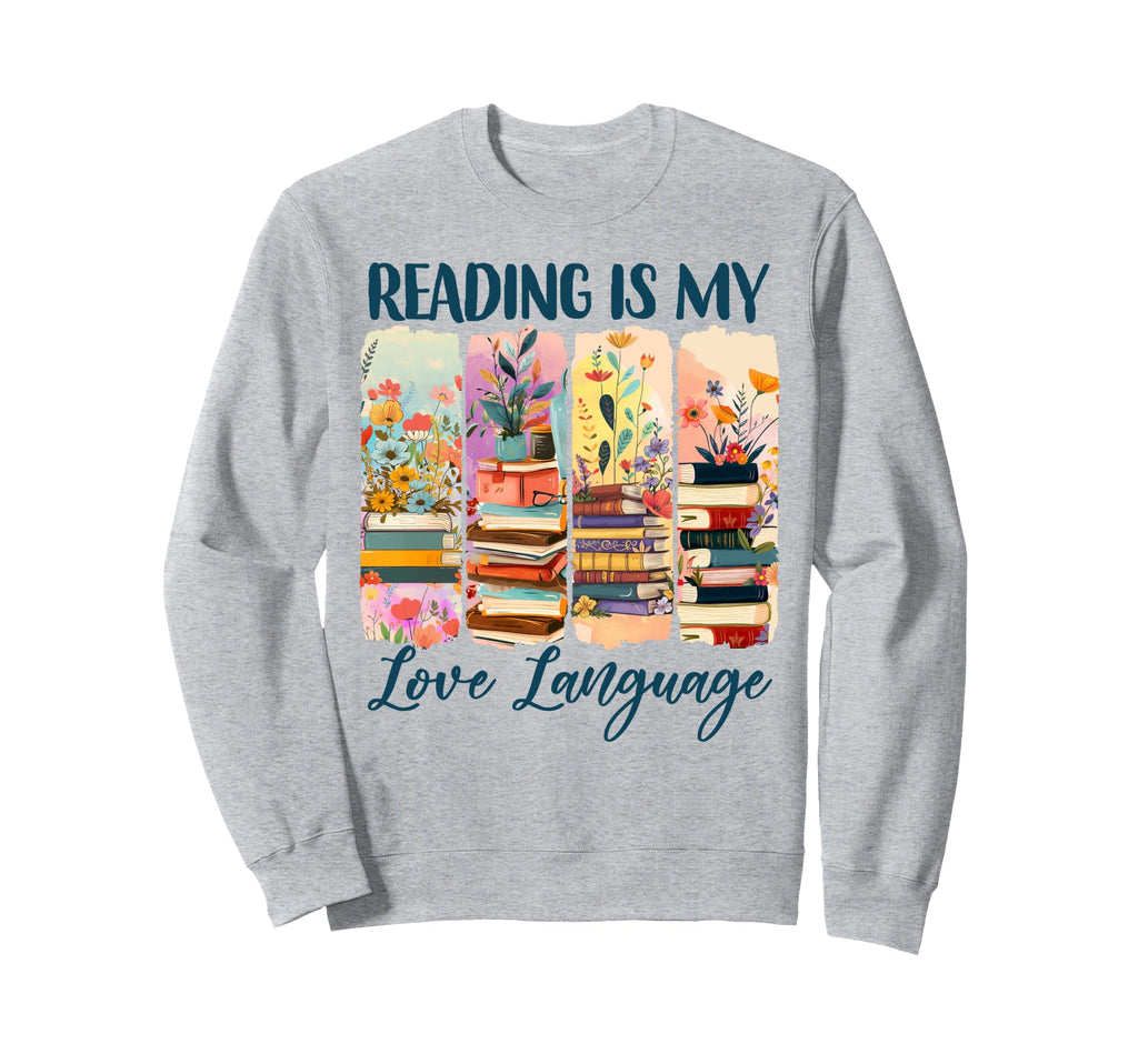 Book Lover Reading Brushstroke Sweatshirt - Custom Art Print Unisex - T-Shirt, Sweatshirt, Hoodie