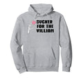 Sucker Villian Smutty Book Villian Shirts Hoodie - Minimalist Print Unisex - T-Shirt, Sweatshirt, Hoodie