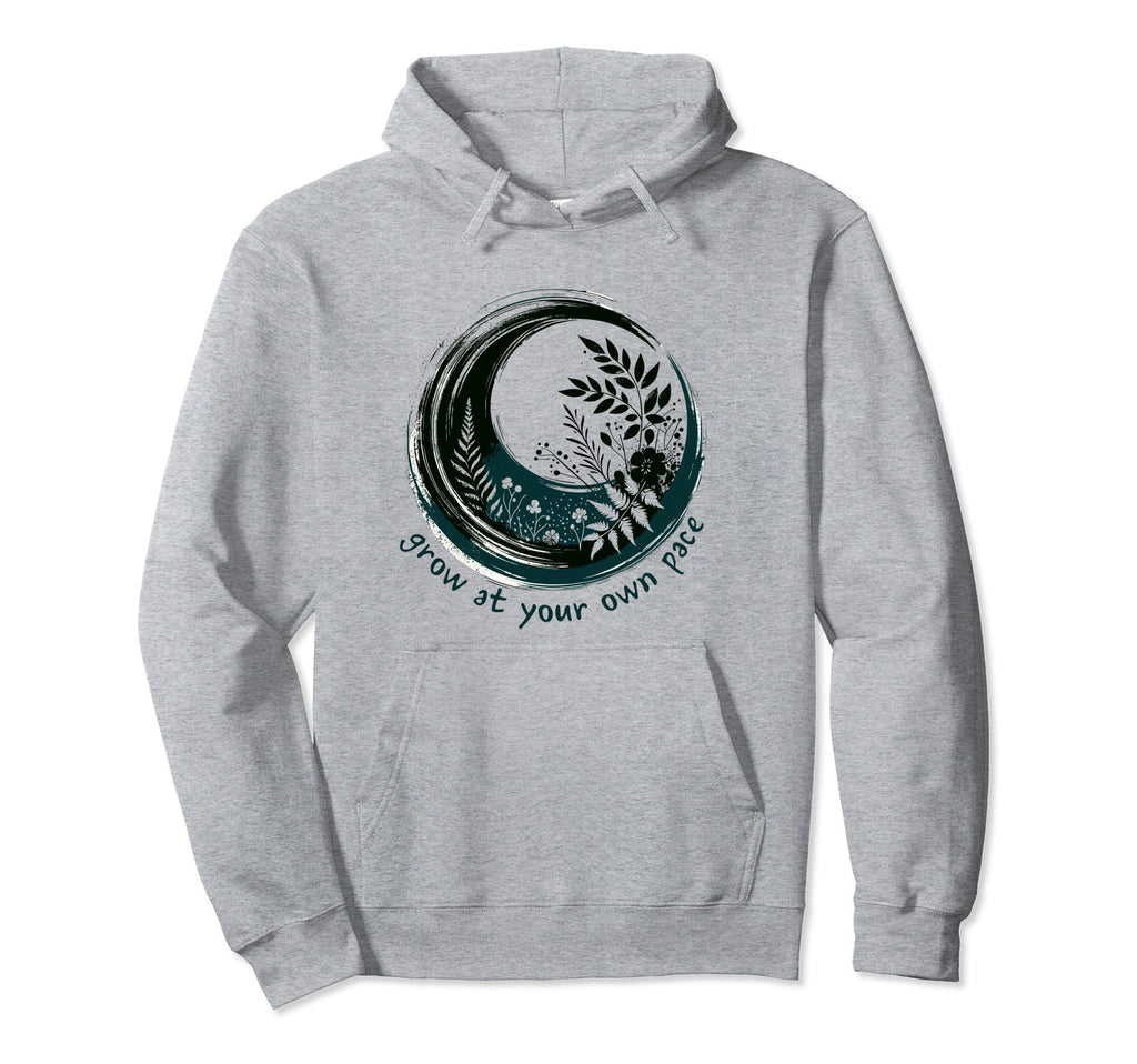 Zen Circle Grow Your Own Pace Plants Gardner Hoodie - Graphic Print Unisex - T-Shirt, Sweatshirt, Hoodie