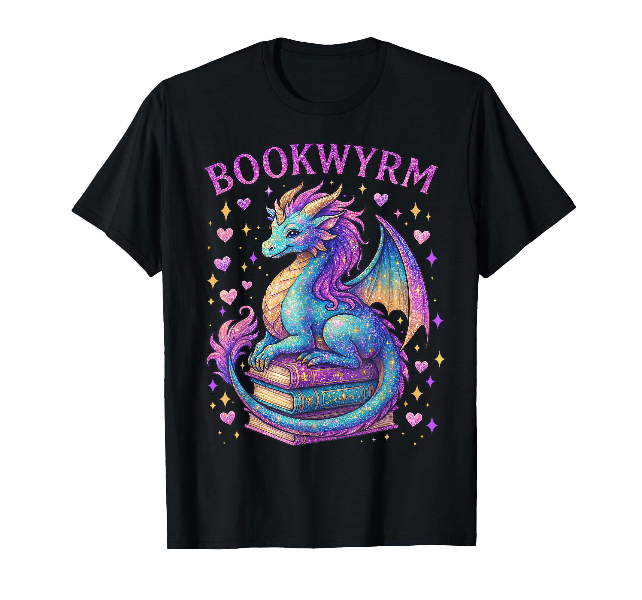 Bookwyrm Just Who Loves Dragons Books T-Shirt - Trendy Graphic for Adults - T-Shirt, Sweatshirt, Hoodie