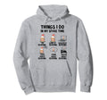 Things I Do My Spare Time Reading Hoodie - Casual Everyday Wear Unisex - T-Shirt, Sweatshirt, Hoodie