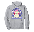 Overthinking Funny Cat Overthinkers Hoodie - Novelty Apparel for Adults - T-Shirt, Sweatshirt, Hoodie