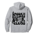 Spooky Readers Book Club Groovy Back T-Shirt - Unique Graphic Unisex - T-Shirt, Sweatshirt, Hoodie
