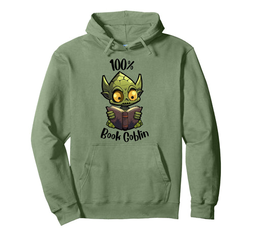 100 Book Goblin Book Reader And Hoodie - Streetwear Style Men Women - T-Shirt, Sweatshirt, Hoodie
