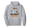 Wild About Reading Book Lover Introvert Hoodie - Custom Art Print Unisex - T-Shirt, Sweatshirt, Hoodie