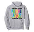 Morning Meditation Bliss Yoga Mindfulness Hoodie - Unique Graphic Unisex - T-Shirt, Sweatshirt, Hoodie