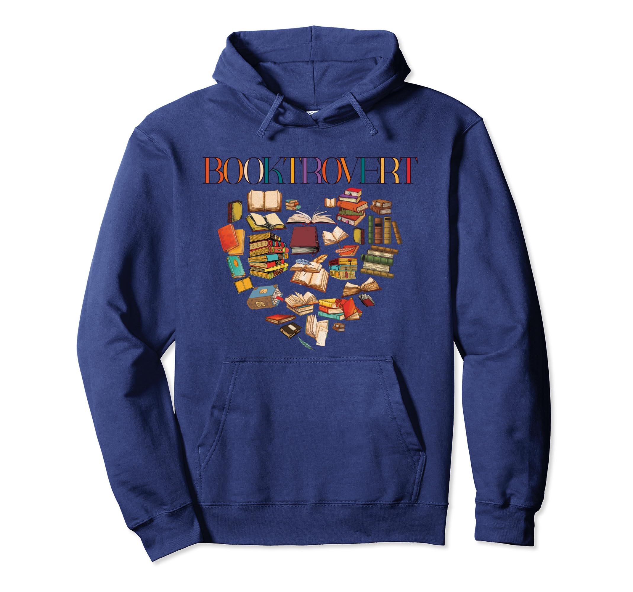 Booktrovert Books Lover Bookish Library Hoodie - Trendy Graphic for Adults - T-Shirt, Sweatshirt, Hoodie